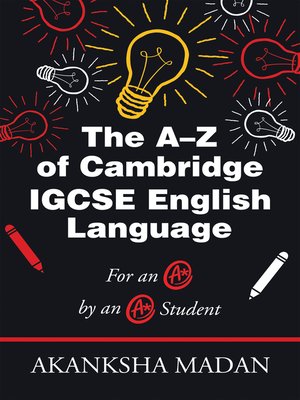 cover image of The A–Z of Cambridge Igcse English Language